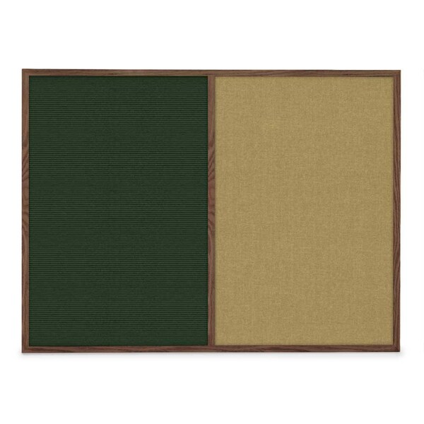 Slim Style Indoor Enclosed Corkboard, 48